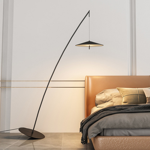 Creative Ins-style Fisherman's Unmover Fishing Lamp, Living Room Decor, Personalized Nordic Bedside Art, Internet Star Floor Lamp