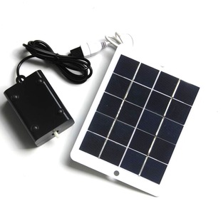 3W5V solar oxygen pump portable fishing oxygen pump charging treasure dual-purpose fish tank aerator double gas stone