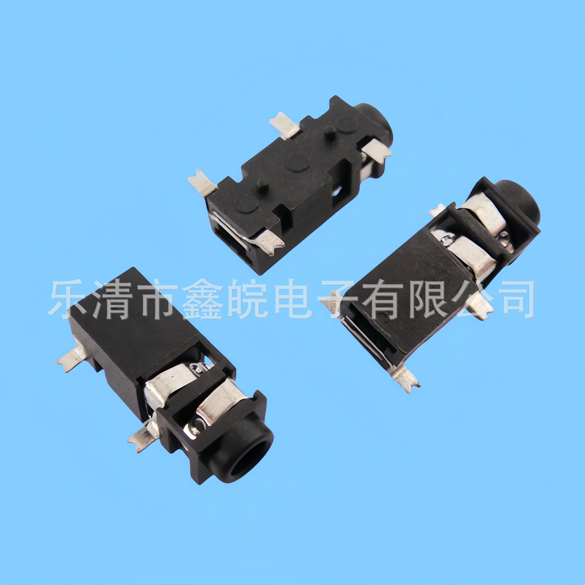 耳机插座 SMT2.5贴片PJ-208A四脚贴片音频音箱音响耳机插座