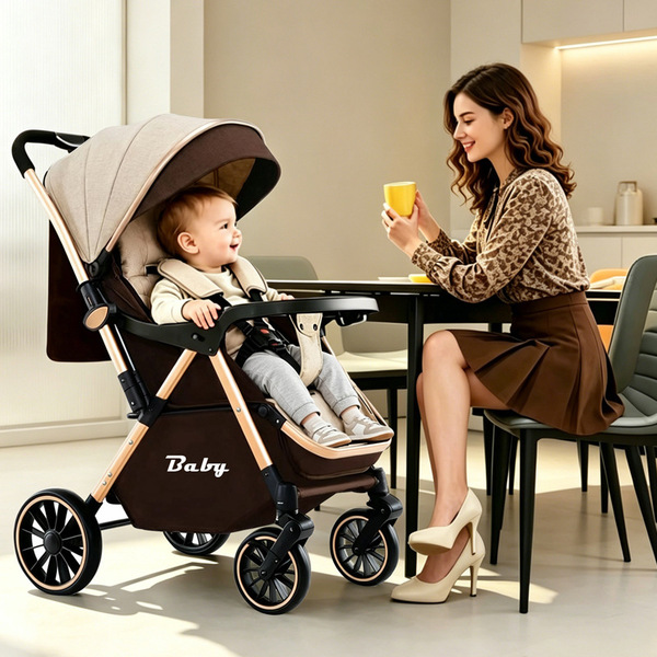 Foldable children's cart for baby for new born