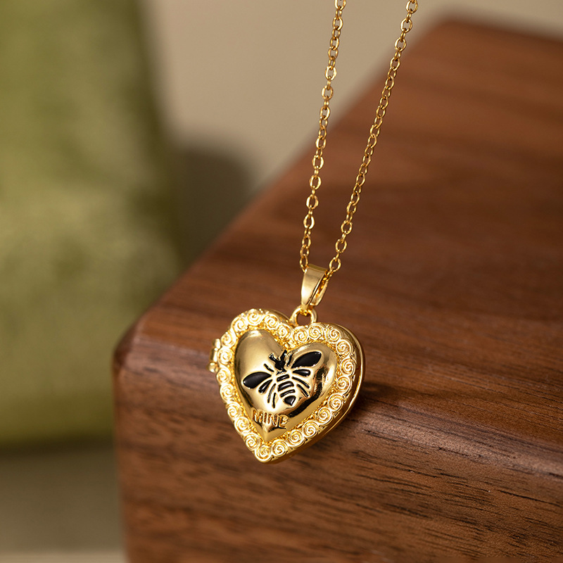 사랑벌 목걸이-블랙