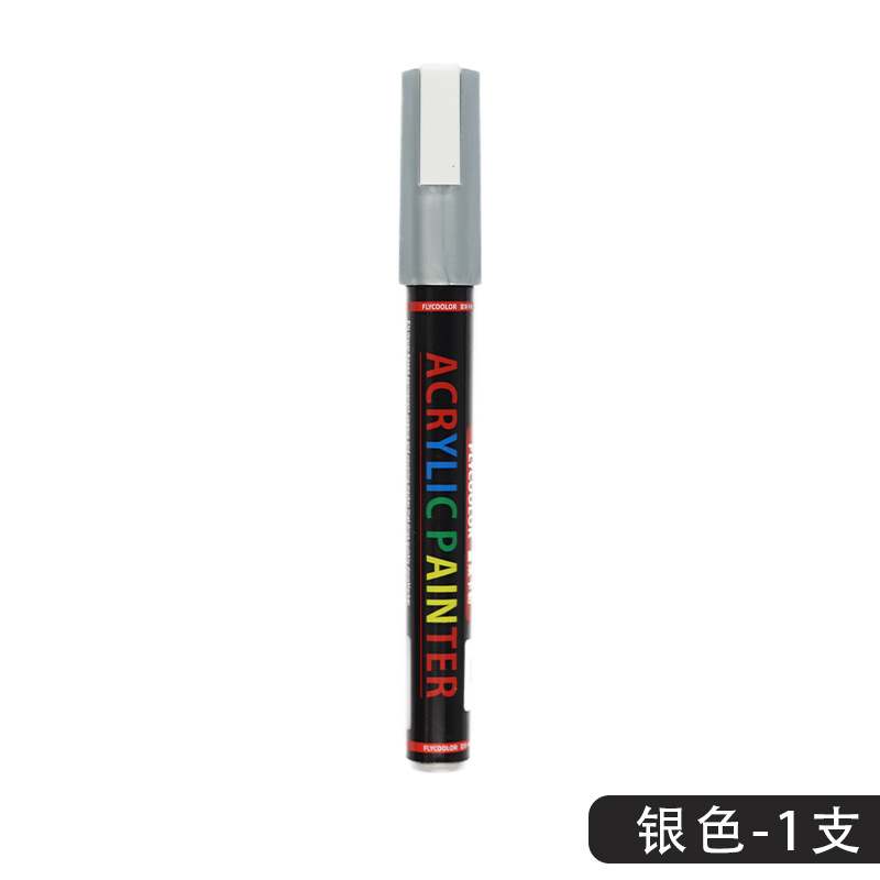 Venta caliente transfronteriza 2mm acrílico retrato pintura cuerpo pintura graffiti impermeable oro plata negro blanco polipropileno