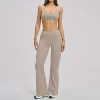 3109 bra + 3109 flared pants—linen color