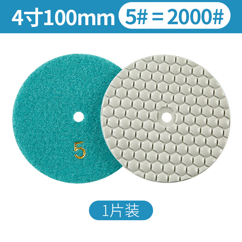 Diamante seco pieza de pulido de piedra pieza de mármol granito renovación azulejo recorte ángulo amoladora pieza de molienda