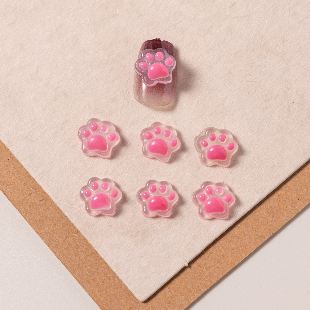 [귀여운 고양이발톱/9x10mm] #06 피치핑크