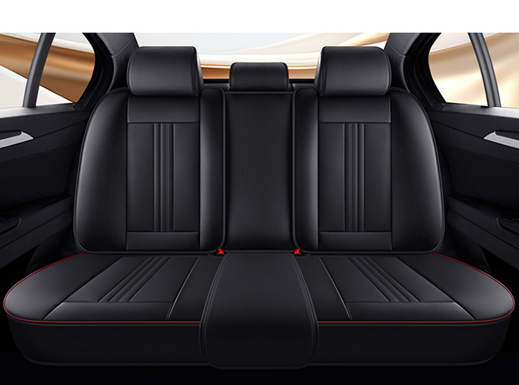 Car Seat Cushion Five-Seater Four-Season Cushion All-Inclusive Universal Seat Cover Seat Cushion Nappa Leather Amazon European and American Cross-Border Breathable