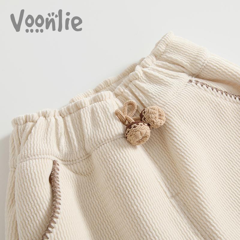사냥 소녀 캐시미어 바지 가을과 겨울  바지 어린이 스포츠 바지는 캐주얼 바지 원피스 캐시미어 겨울을 입습니다.