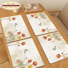 出口韩国花餐桌垫隔热盘垫碗垫杯垫西餐桌垫餐具垫来图可批量