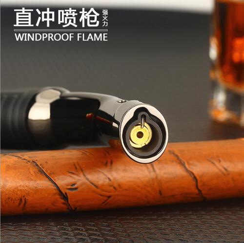 Factory direct sales multifunctional outdoor barbecue lighter flame gun windproof flame head kitchen baking