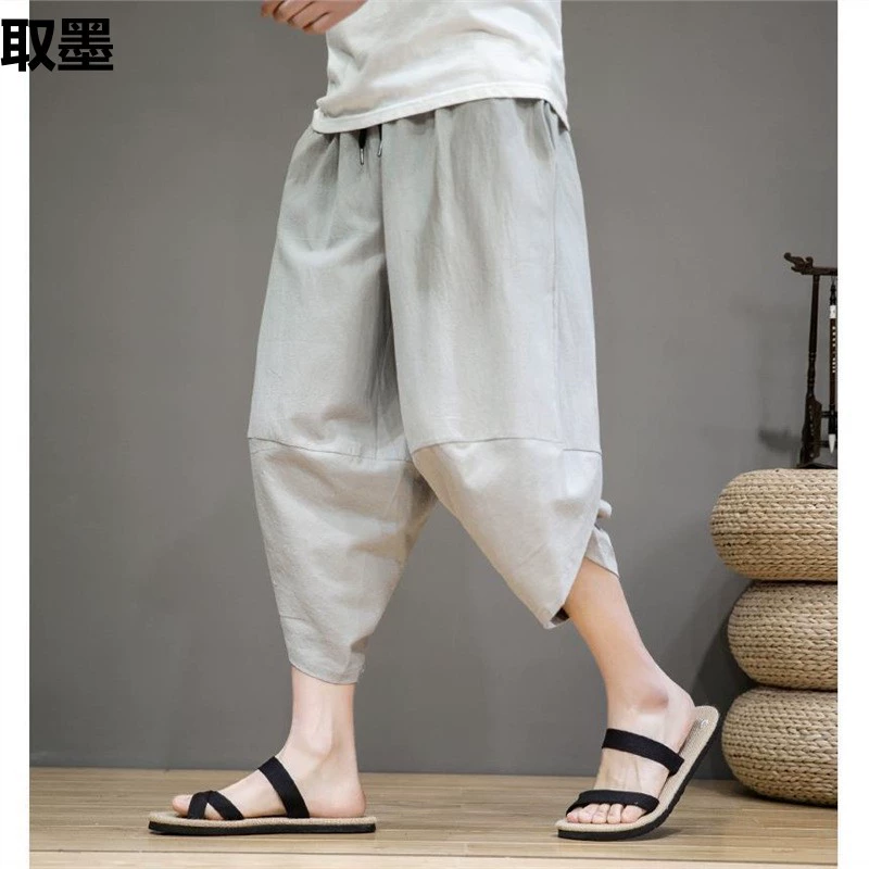 Trousers, shorts, oversize, plus size, Chinese style