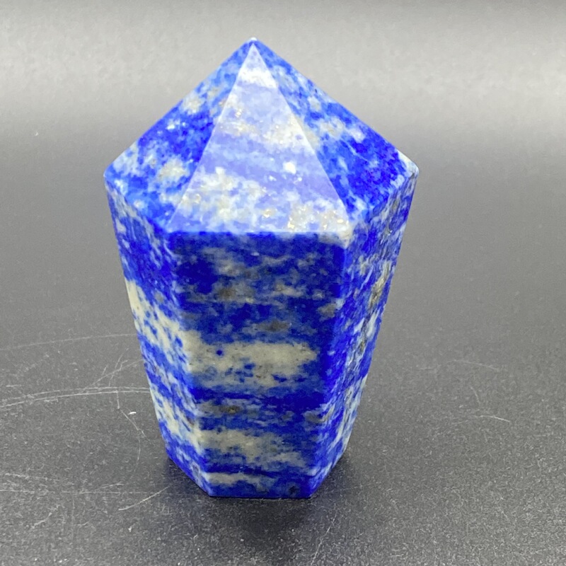 天然青金石柱子水晶摆件雕刻件桌面摆件手工雕刻件装饰直 买一送一 图 6