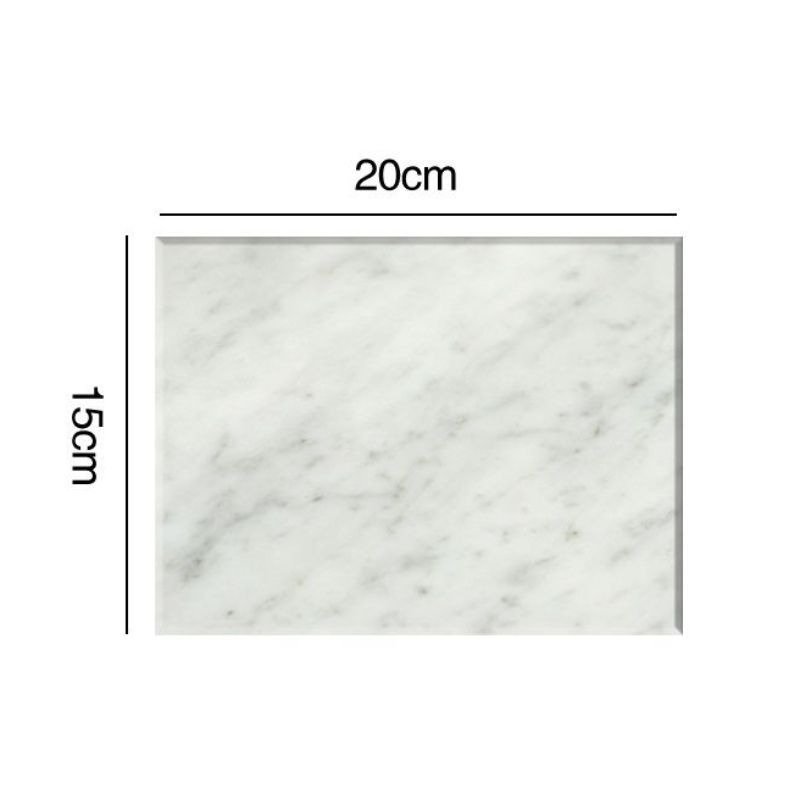 Natural marble pet cooling plate bean bottom plate heat insulation board decoration ornament base scientific experiment
