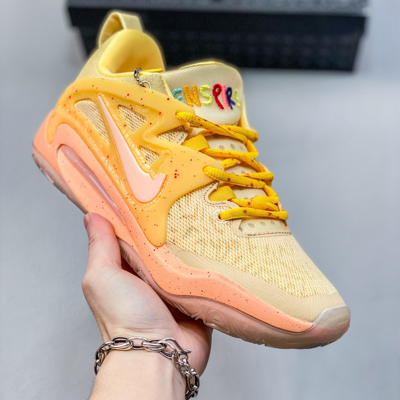 Pure Original Durant 15Th Generation Practical Basketball Shoes Kd Signature Sneakers Brushed Flying Line Air Cushion Sports Shoes Men's and Women's Trendy Shoes