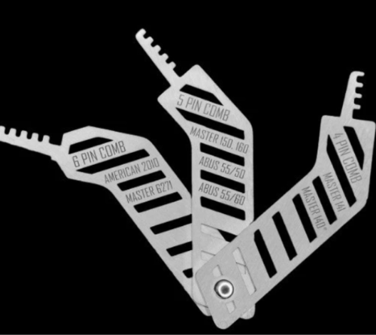 跨境货源ERGO COMBS COVERT INSTRUMENTS 开锁工具