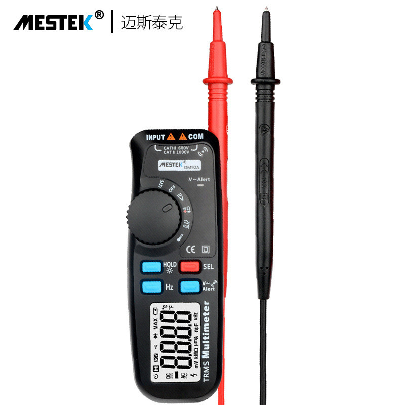 高精度笔形数字万用表 智能防烧万能表 小型便携式自动量程数显表