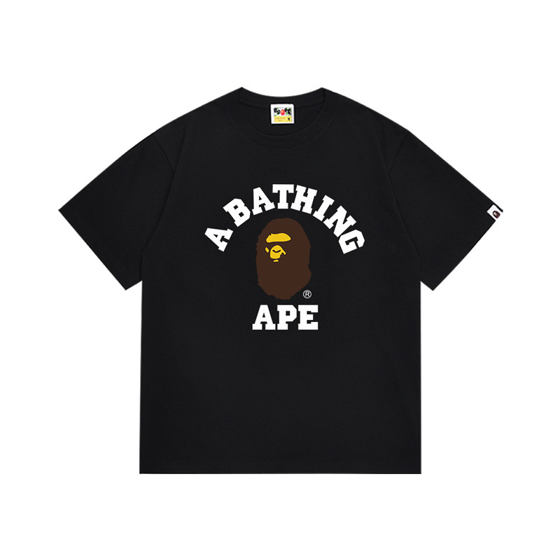 Trendy Brand Cross-Border Wholesale Supply, Foreign Trade Dropshipping, 260g Heavyweight Bape Ape Head Shark Short-Sleeve T-Shirt 2 Trendy Brand Cross-Border Wholesale Supply, Foreign Trade Dropshipping, 260g Heavyweight Bape Ape Head Shark Short-Sleeve T-Shirt 2