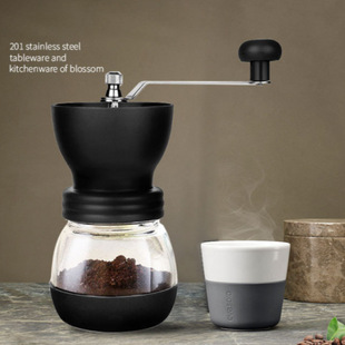 Large Capacity Glass Hand Grinder Coffee Grinder suit Manual Grinder Manual Coffee Grinder