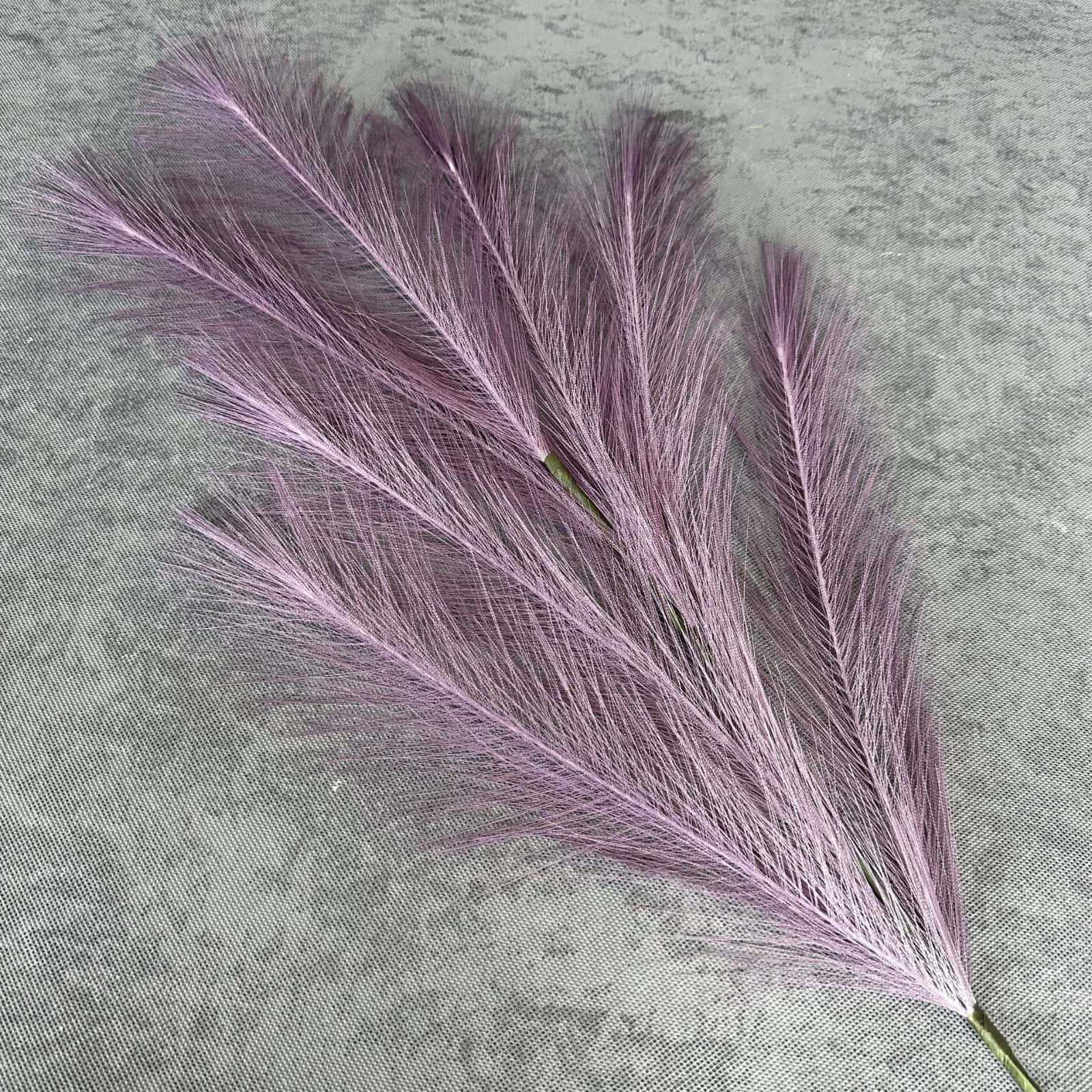 Simulación de 7 horquillas Pluma Flor eterna Decoración de la escena de la boda Decoración del hogar Hierba de junco de colores Decoración de flores falsas al por mayor