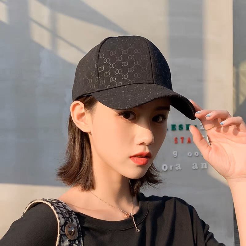 Estilo japonés simple letras impresas color sólido hombres y mujeres gorra de béisbol algodón versátil deportes transpirable moda sol sombrero al por mayor