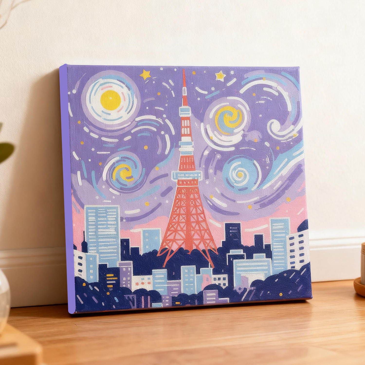 Transfronterizo nuevo mundo pinturas al óleo digital con marco diy acrílico rellenado a mano curar pinturas decorativas paisajísticas