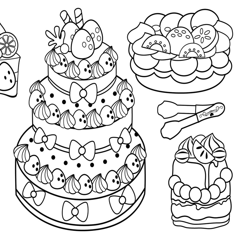 3m * 30cm 맛있는 케이크 (잇몸이있는 치아 라인 포함)