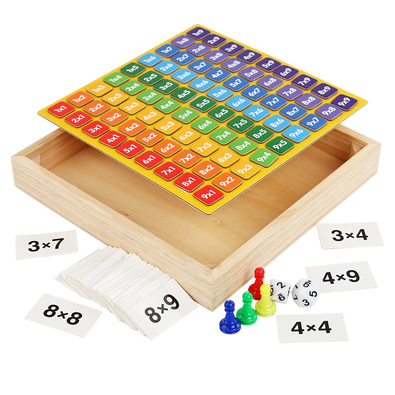 Kindergarten Matemáticas Suma y resta ayudas didácticas, artefacto de descomposición digital, matriz de diez cuadros para niños, juguete de iluminación aritmética