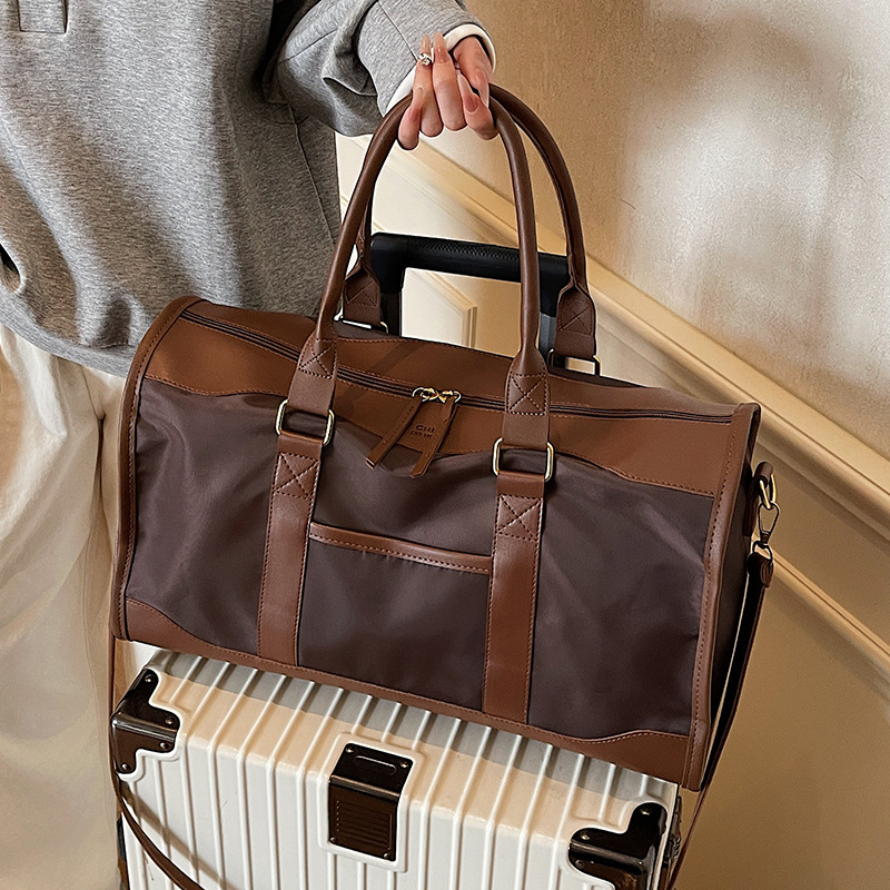 Bolsa de ejercicios 2025, nueva explosión de gran capacidad, mochila de hombro, bolsa de viaje corto, bolsa de viaje para mujeres image 5