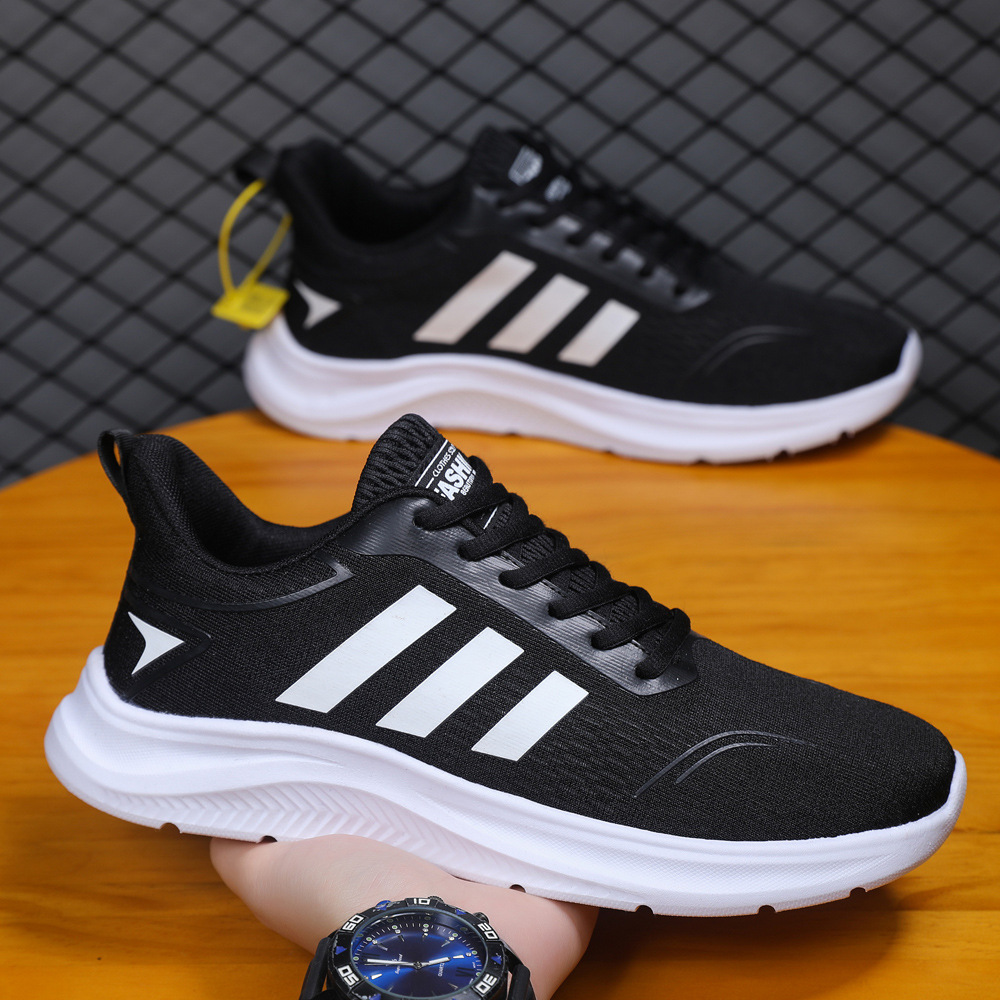 2025 Spring, Summer and Autumn New Mesh Breathable Men's Shoes, Ultra-Light and Versatile, Soft-Soled, Non-Slip, Ultra-Light Sports and Leisure Running Shoes