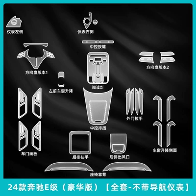 Film Navigation Instrument Screen – Car interior film - 24-25-mercedes-benz-e-class-luxury-version-complete-set-without-navigation-instrument