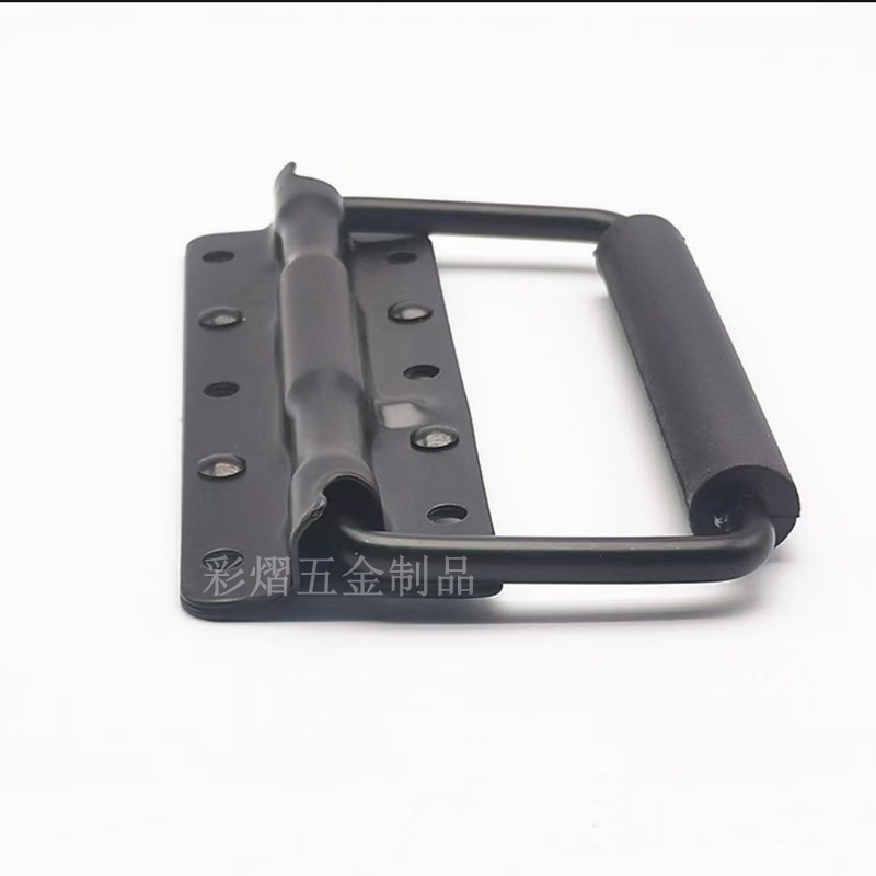 航空箱の部品の黒色の航空箱の蝶の鍵の取っ手のヒンジの角のカバンの取っ手は支えられます。