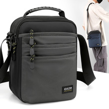 男包2023冬季新品男士休闲单肩斜挎小包跨境风潮多层尼龙布手提包