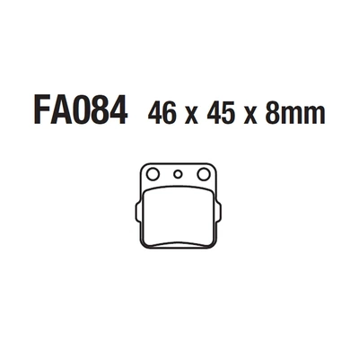 Fa084 Kx85 Yfm 350 – Tormoz supportları