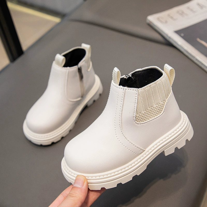 Martens, демисезонные детские модные полусапожки в английском стиле для мальчиков, тренд сезона, британский стиль
