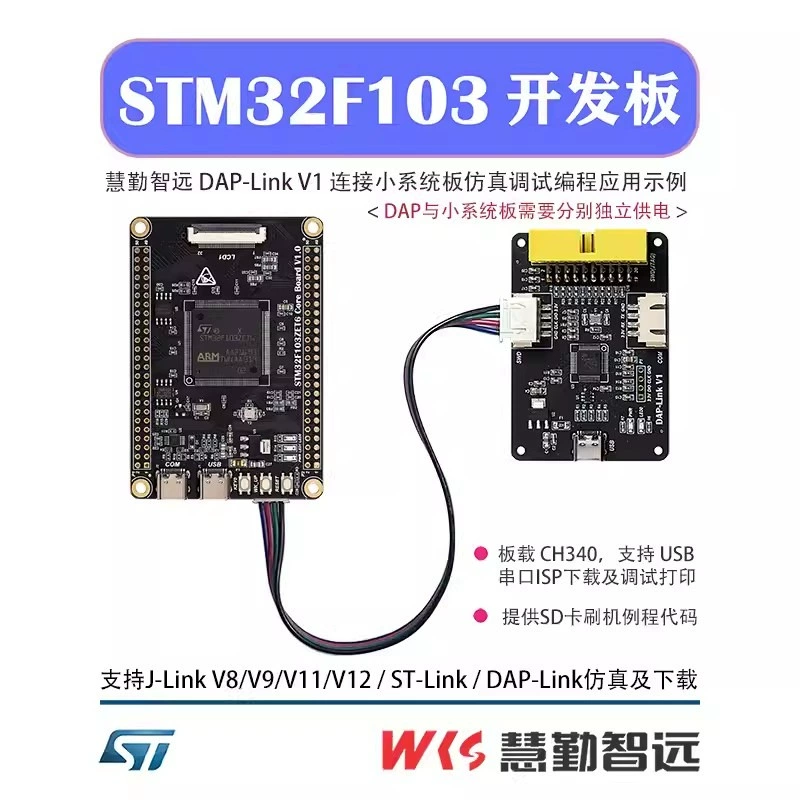 Плата разработки STM32F103ZET6 базовая плата маленькая системная плата сенсорный экран LVGL open source выпуск esports плата