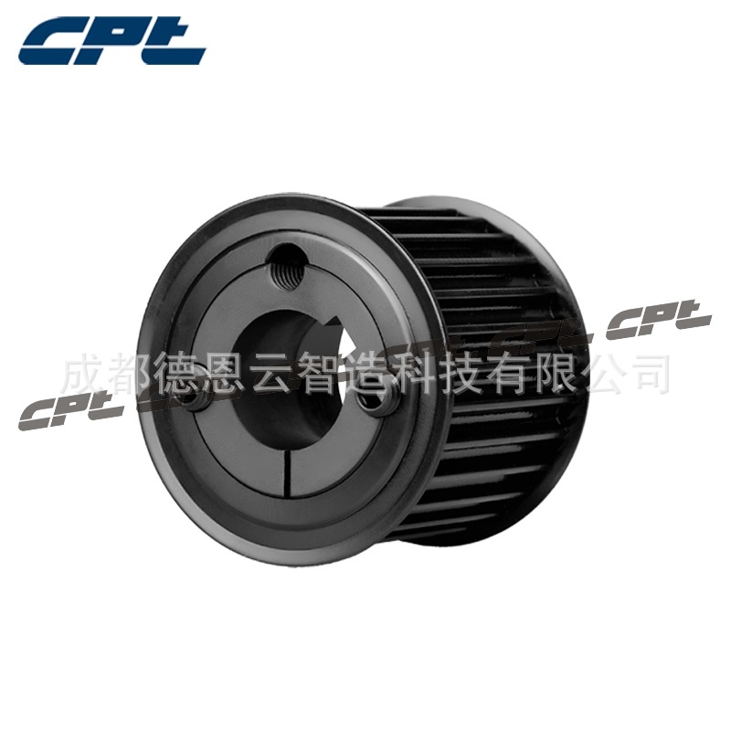 CPT欧标锥套同步带轮32-8M-50-1615同步皮带轮圆弧齿同步轮现货