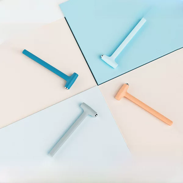 Building Block Hammer with Metal Head, Small Hammer for Assembly and Inserting Blocks, Bean Hammer, Walnut Hammer, Small Tool for Building Blocks