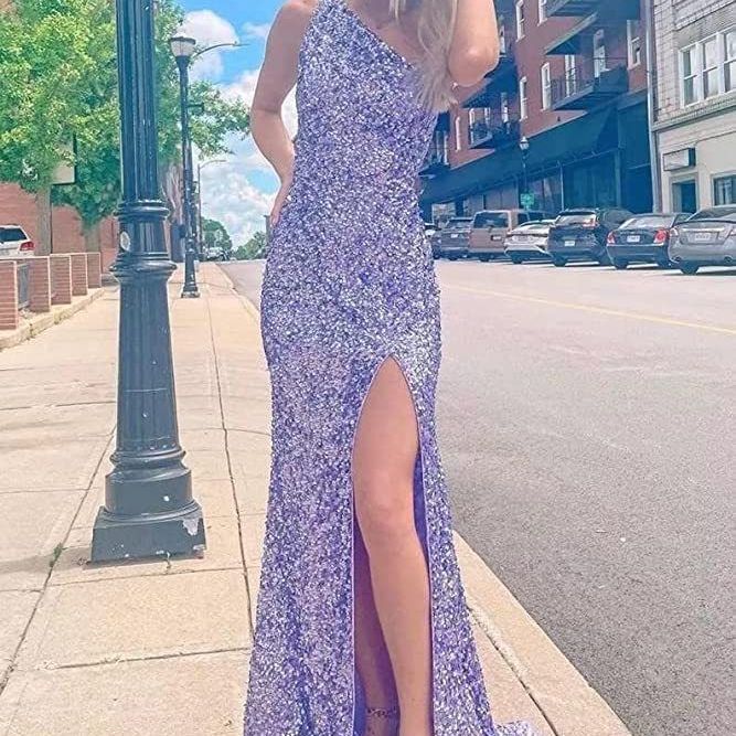 Foreign orders cross-border one-shoulder dress split backless sexy clothing Amazon AliExpress and other foreign trade websites hot sale