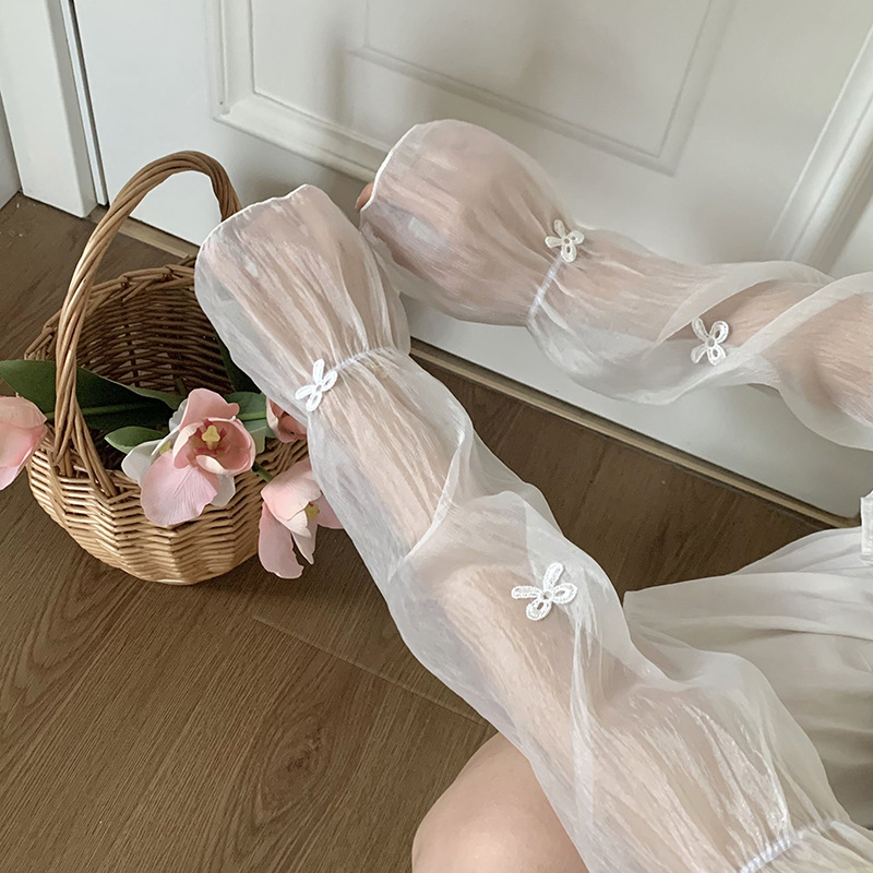 Mangas de hielo, mangas de protección solar, mangas de protección solar sueltas, mangas de conducción de verano para mujeres, mangas de hielo ligeras y transpirables