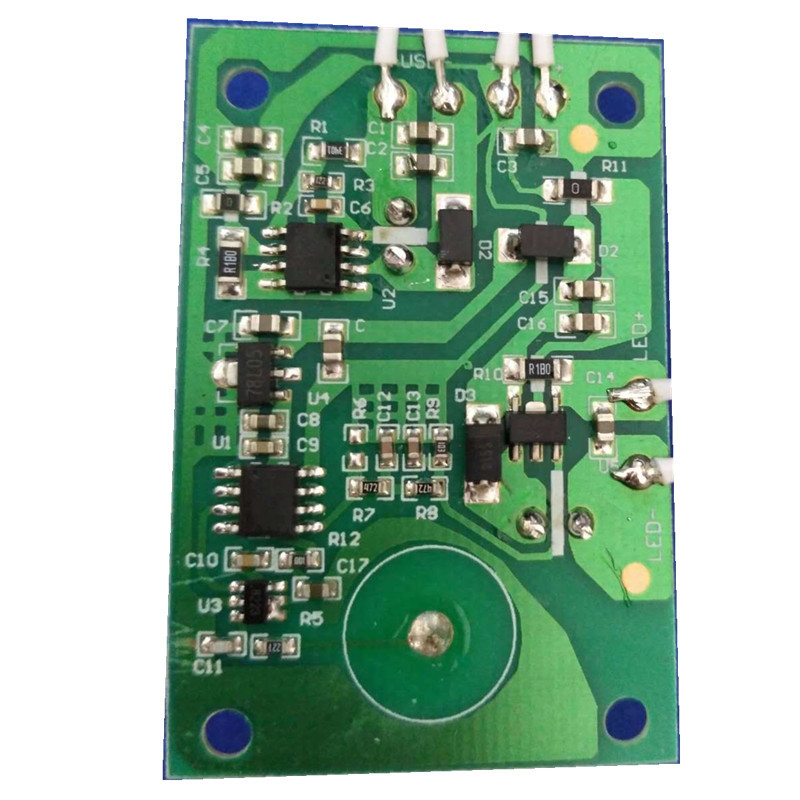 触摸恒流调光控制板led护眼台灯调光调色温开关PCB喂奶灯线路板
