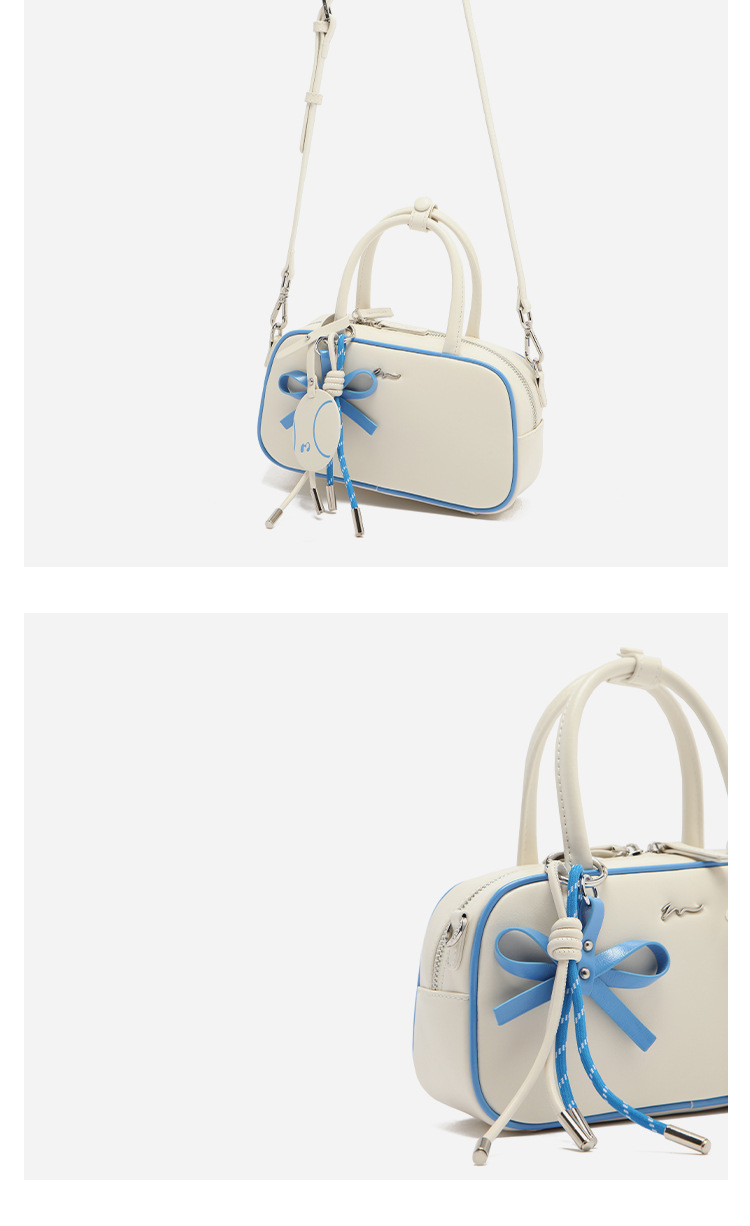 Fashionable Women's Bowling Pillow Shoulder Bag For Daily Commuting_voghion.com