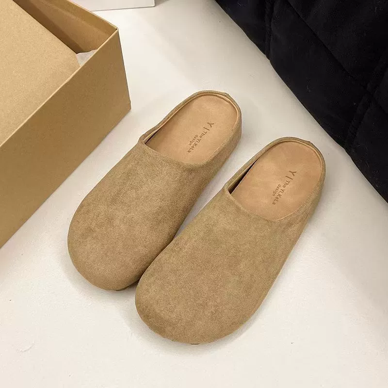 Retro slippers, Spring/Fall 2025 model, suitable with a skirt