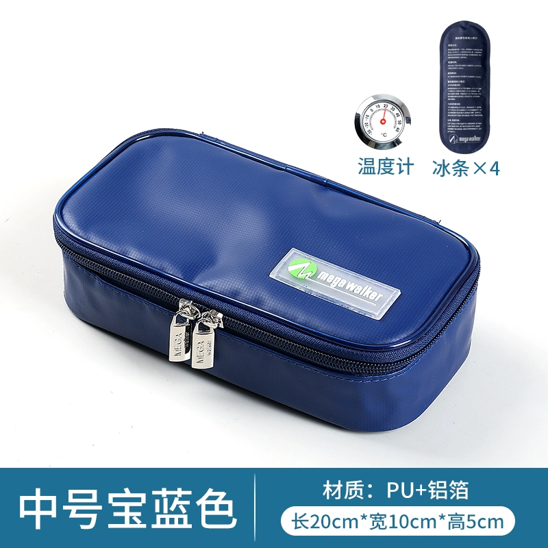 Cooled handheld travel ice bag, small thermal bag