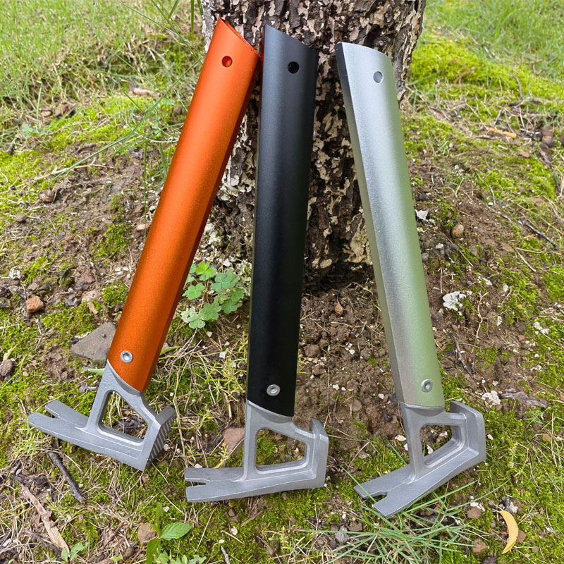 户外装备露营锤子多功能工具不锈钢地锤家具野营搭建帐篷求生配件