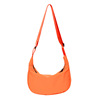 Shoulder bag, nylon capacious one-shoulder bag, Korean style, 2022