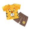 Children's summer sleeves, cotton set, shorts for boys, clothing, T-shirt, children's clothing, Korean style