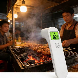 WY1907便携式红外测温检测仪 -20—380℃数显可测食物工业测温枪
