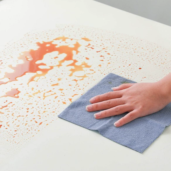 Microfiber Cleaning Cloth Roll, Multi-Color 25×25 cm, 20 Sheets per Roll, Absorbent