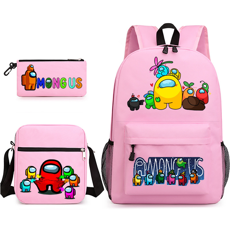 Entre nosotros tres piezas mochila Juego periférico anime a lo largo de nosotros