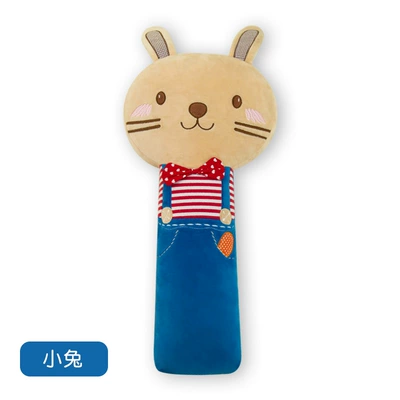 K-Style of Cute Car Seat Belt Shoulder Protector Cartoon Kidsren's Sleeping Pillow Car Anti-Strangle Neck Cover Car Supplies (Seat belt shoulder pad) - rabbit-large