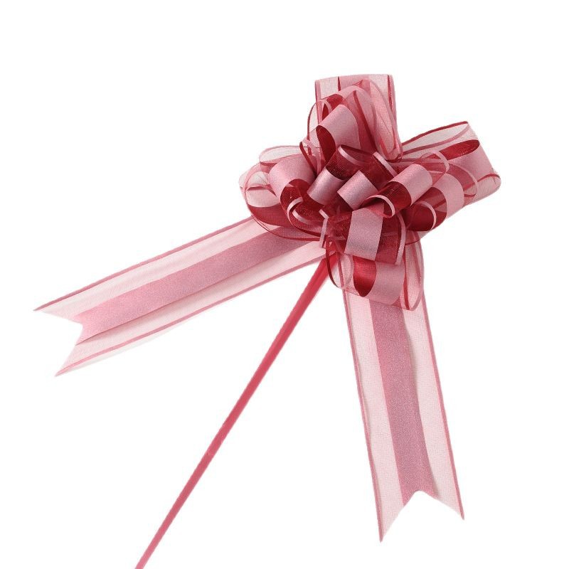 Nuevo crossover Macarons de gran tamaño, diamantes rotos, cebolletas, hilo de nieve, flores de dibujo, embalaje de regalo de Navidad, decoración de coche de bodas, flores de dibujo